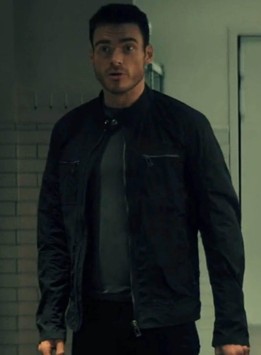 Harpoon Mason Kane Inspired Black Cotton Fabric Cotton Jacket - Citadel 2023 Style