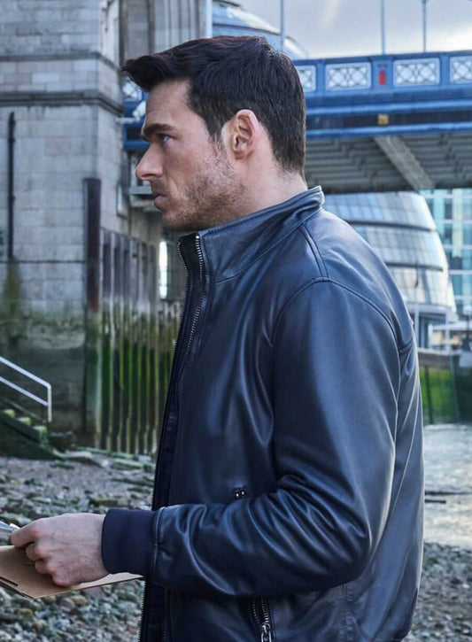 Harpoon Mason Kane Inspired Black Real Leather Leather Jacket - Citadel Style