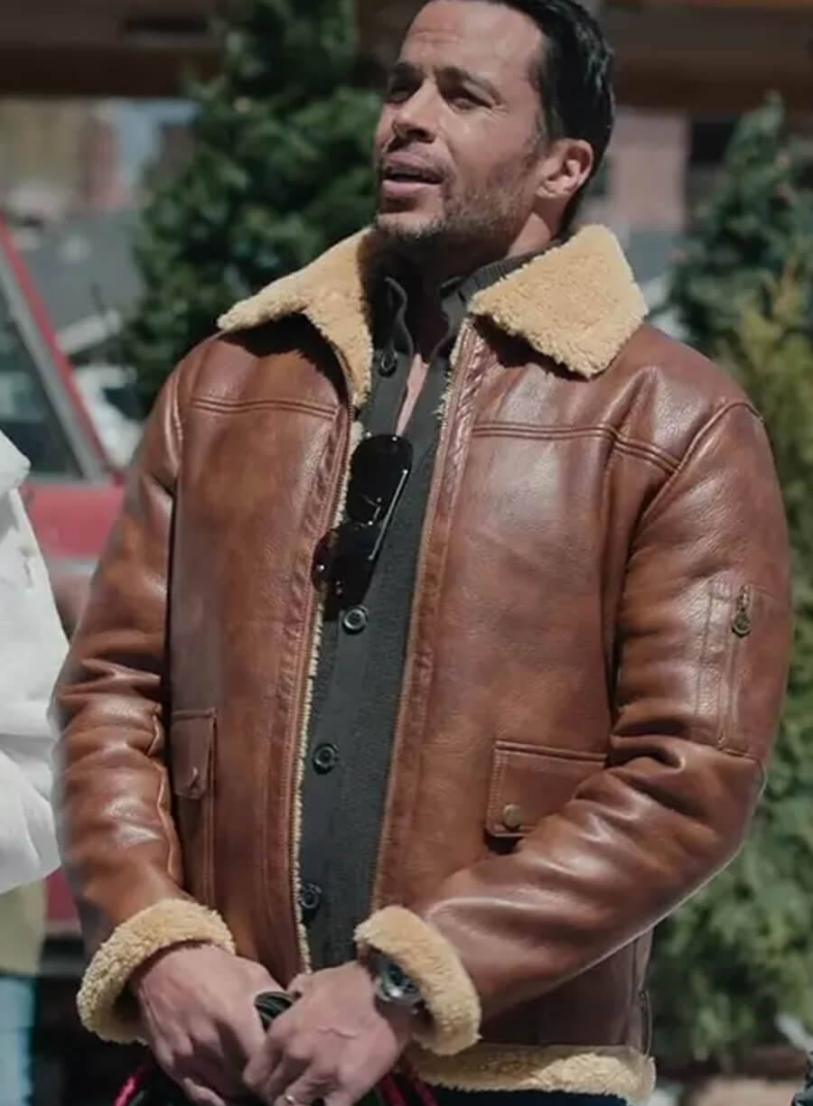 Harpoon Valentino Inspired Brown Real Leather Leather Jacket - Best. Christmas. Ever Style