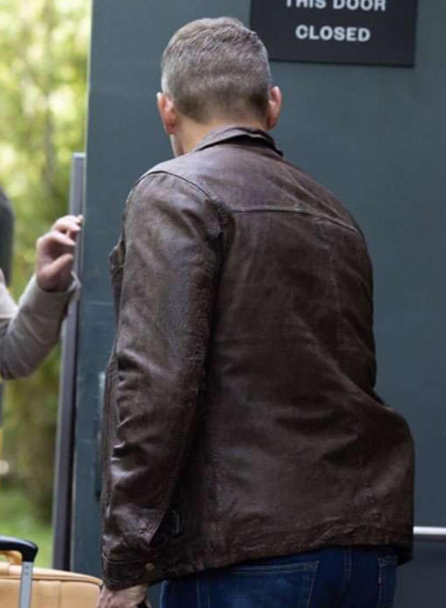 Harpoon Nathan Boone Inspired Brown Real Leather Leather Jacket - Sheriff Country Style