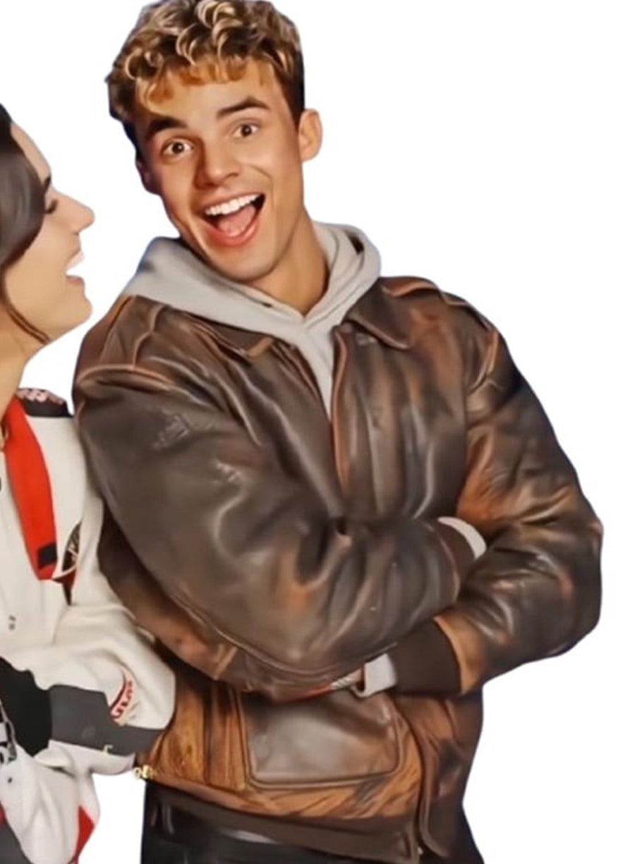 Harpoon Nick Inspired Brown Leather Jacket - My Fault London 2025 Style
