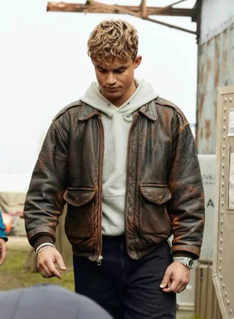 Harpoon Nick Inspired Brown Leather Jacket - My Fault London 2025 Style