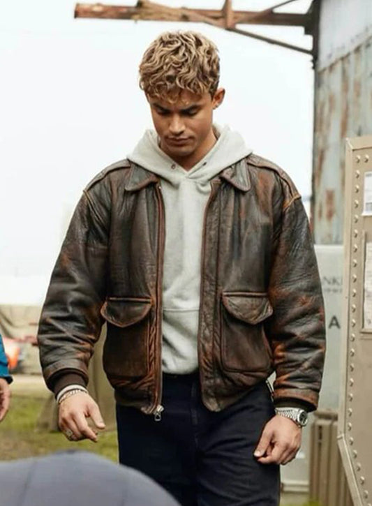 Harpoon Nick Inspired Brown Leather Jacket - My Fault London 2025 Style
