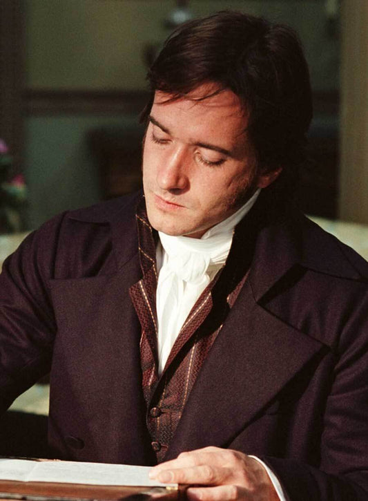 Harpoon Mr. Darcy Inspired Maroon Cotton Fabric Coat - Pride & Prejudice Style