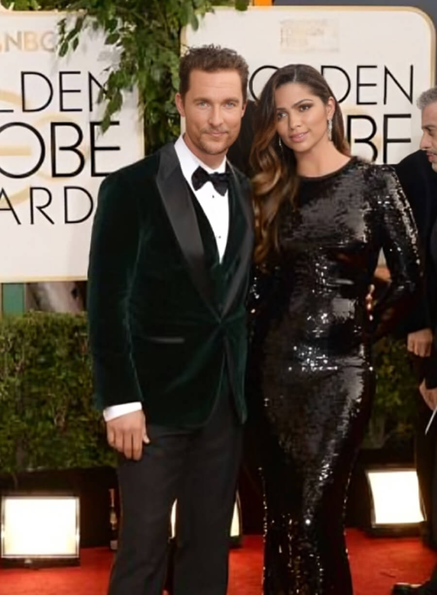 Harpoon Matthew McConaughey Velvet Blazer Inspired Green Leather Jacket