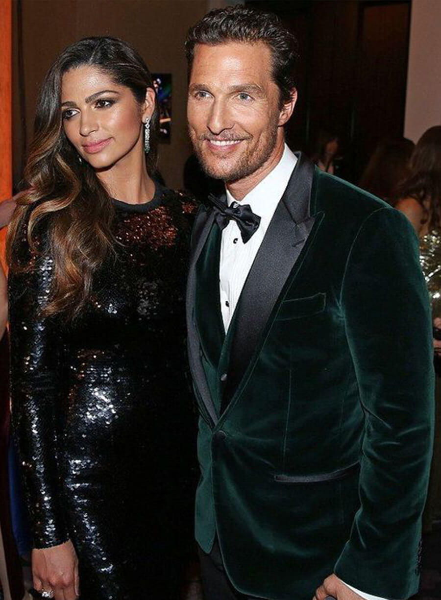 Harpoon Matthew McConaughey Velvet Blazer Inspired Green Leather Jacket