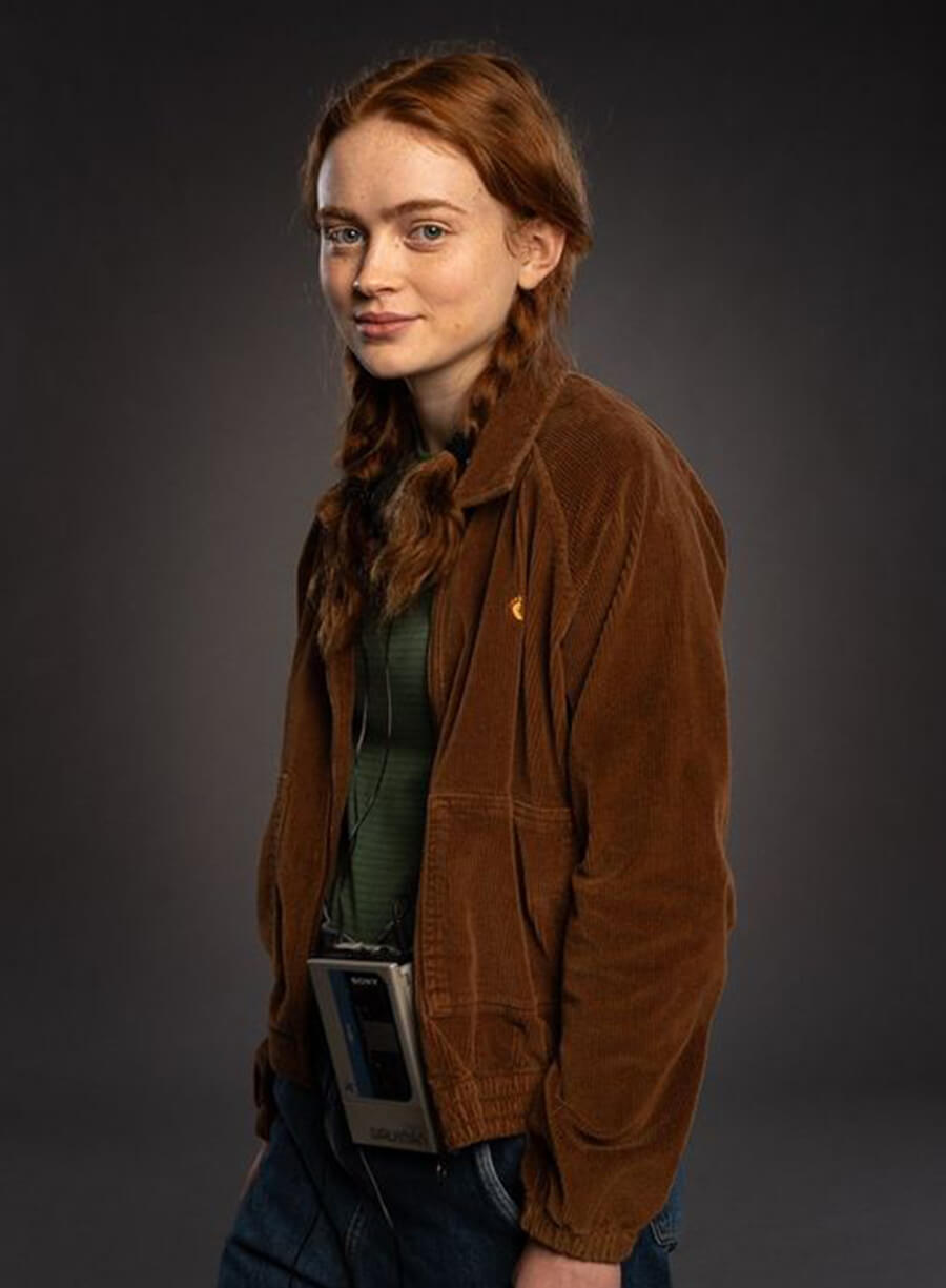 Harpoon Max Mayfield Inspired Brown Leather Jacket - Stranger Things Style