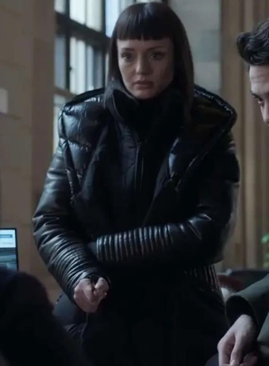 Harpoon Max Meladze Inspired Black Coat - The Recruit S01 Style