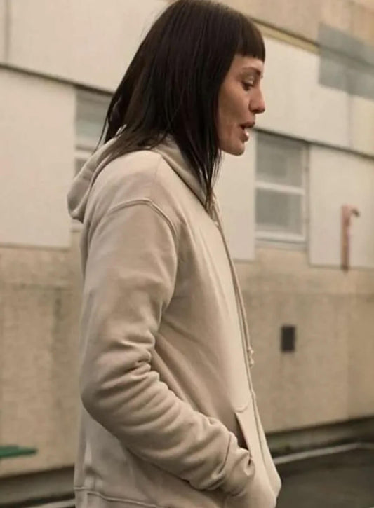 Harpoon Jang Kyu Inspired White Hooded Jacket - The Recruit S02 Style