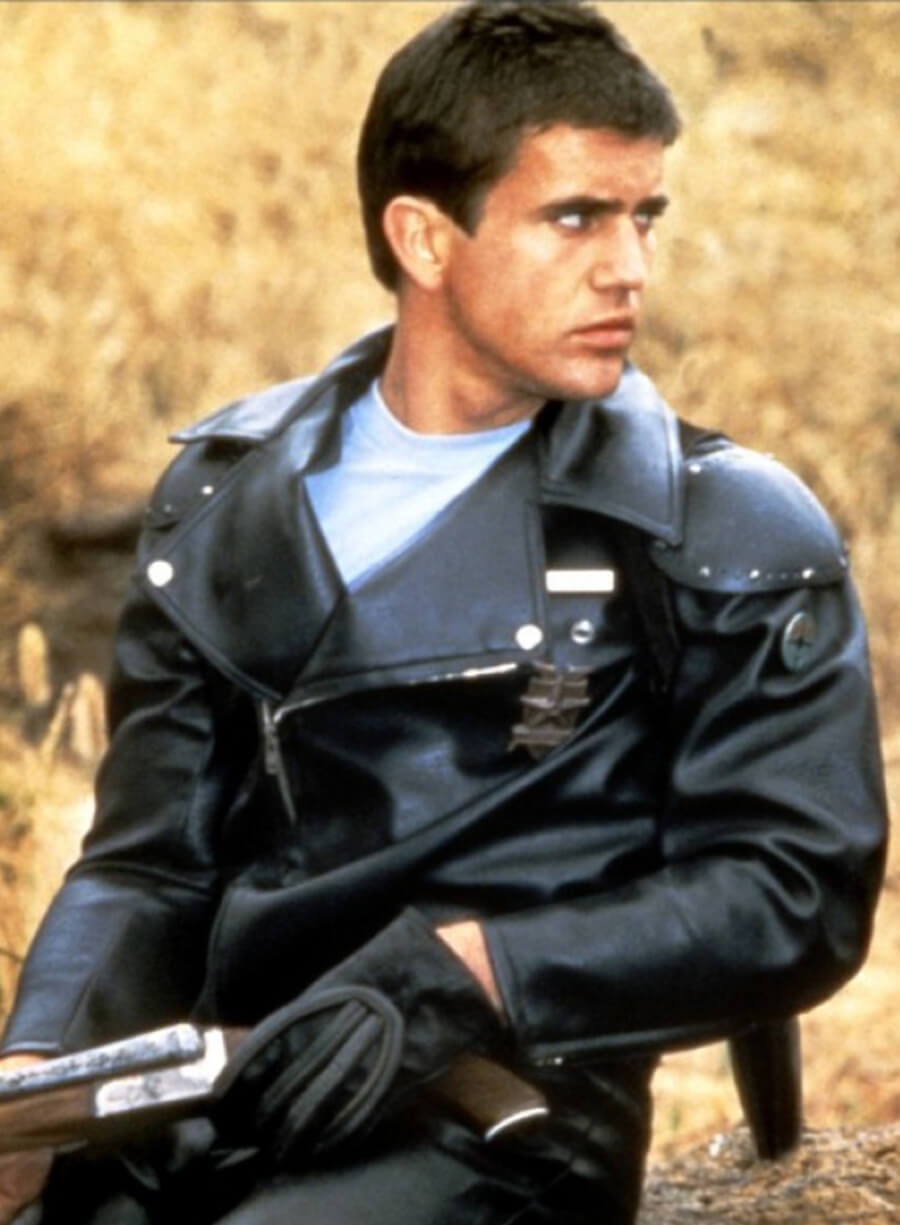 Harpoon Max Rockatansky Inspired Black Leather Jacket - Mad Max Style