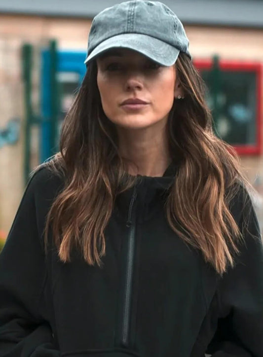Harpoon Maya Stern Inspired Black Hooded Jacket - Fool Me Once Style