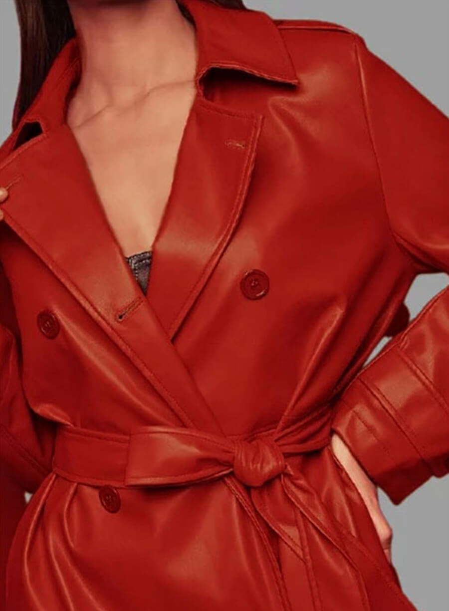 Harpoon Megan Fox Long Inspired Red Coat