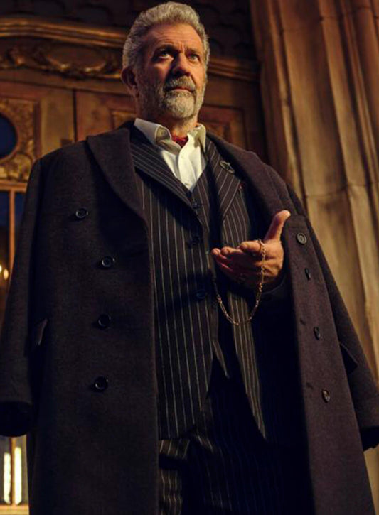 Harpoon Cormac O'Connor Inspired Black Wool Coat - The Continental From the World of John Wick Style