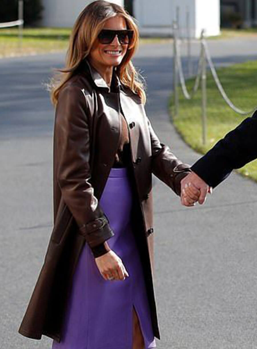Harpoon Melania Trump Inspired Brown Coat