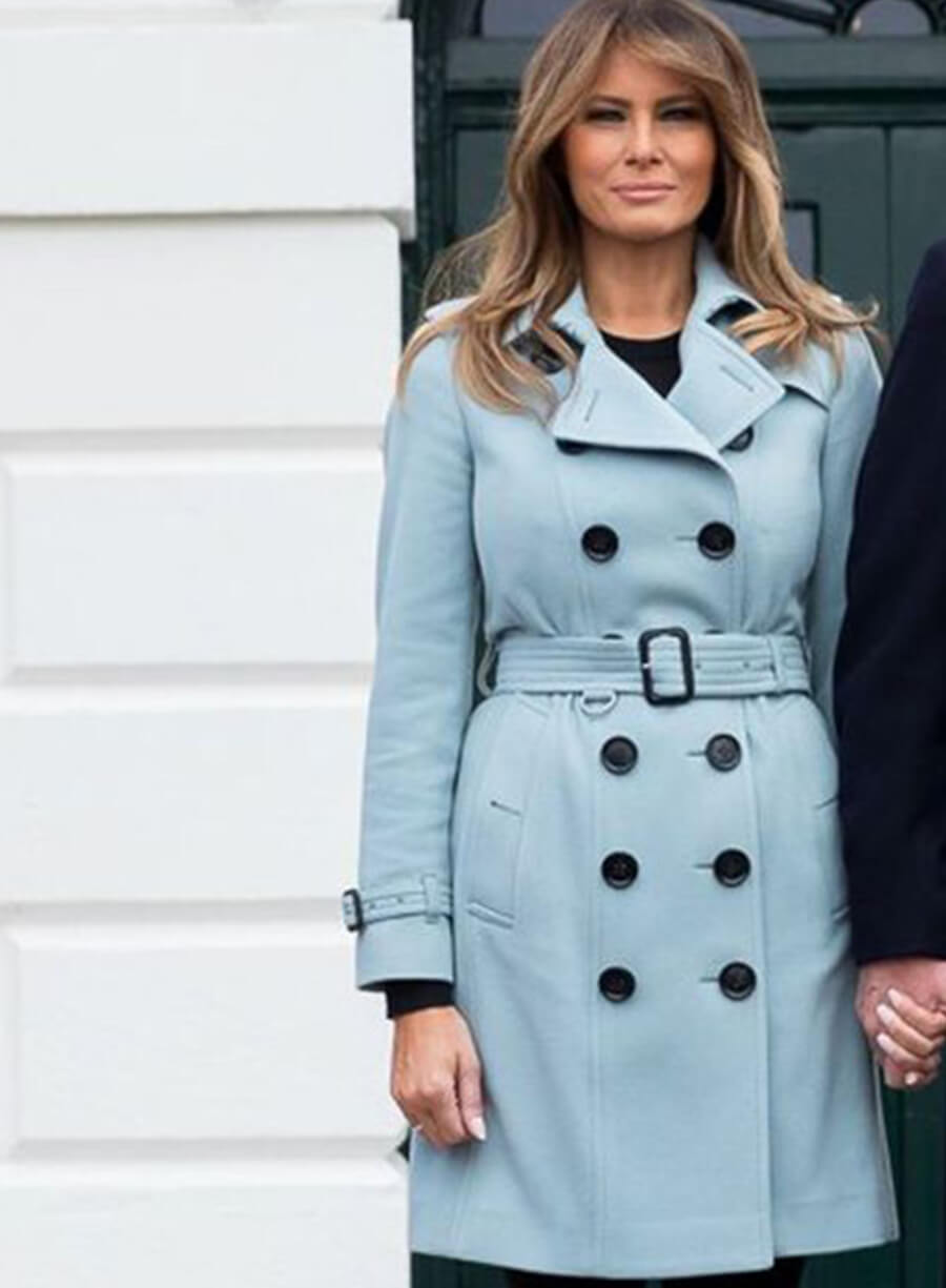 Harpoon Melania Trump First Lady Inspired Blue Coat