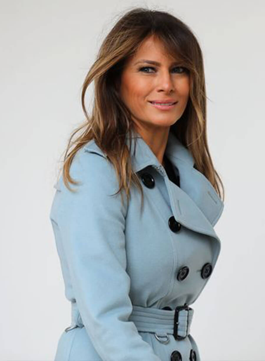 Harpoon Melania Trump First Lady Inspired Blue Coat