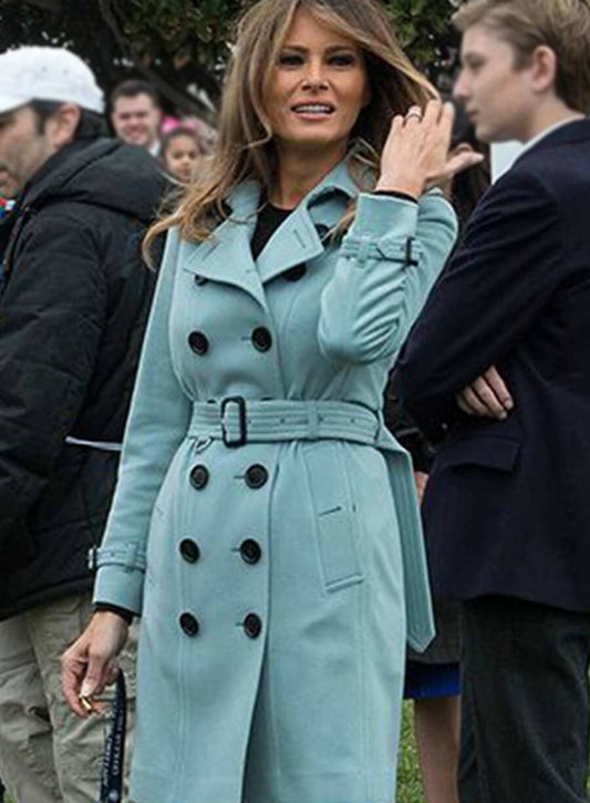 Harpoon Melania Trump First Lady Inspired Blue Coat