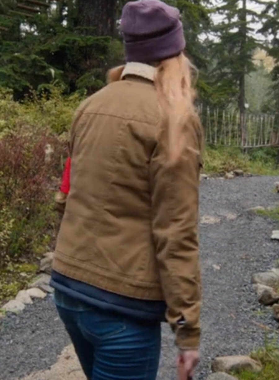 Harpoon Melinda Monroe Inspired Brown Cotton Jacket - Virgin River Style