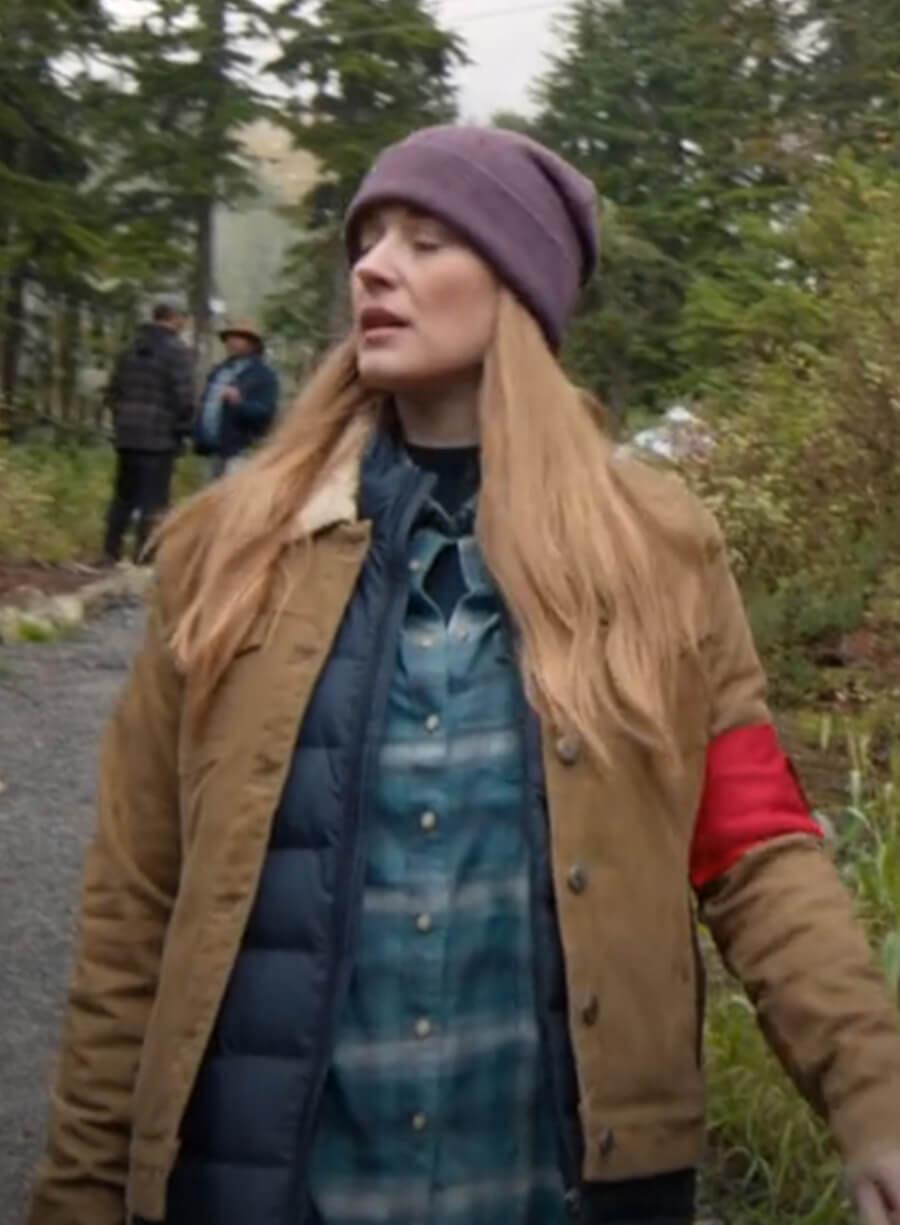 Harpoon Melinda Monroe Inspired Brown Cotton Jacket - Virgin River Style