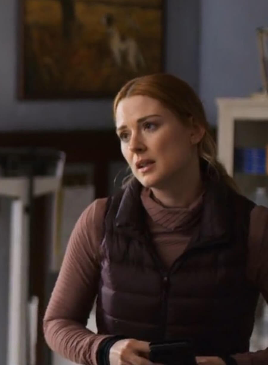 Harpoon Melinda Monroe Inspired Brown Leather Jacket - Virgin River Drama Series Style