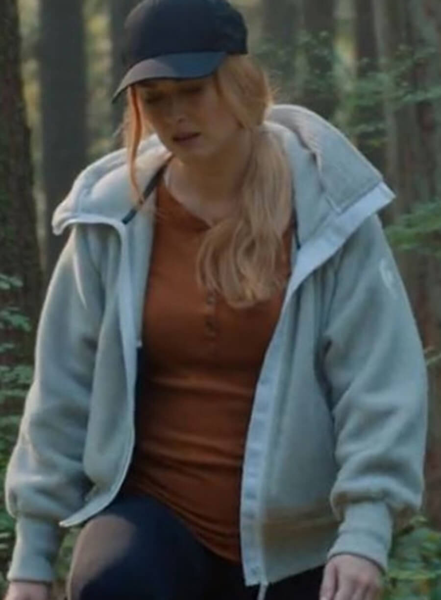 Harpoon Melinda Monroe Inspired Grey Hooded Jacket - Virgin River S05 Style