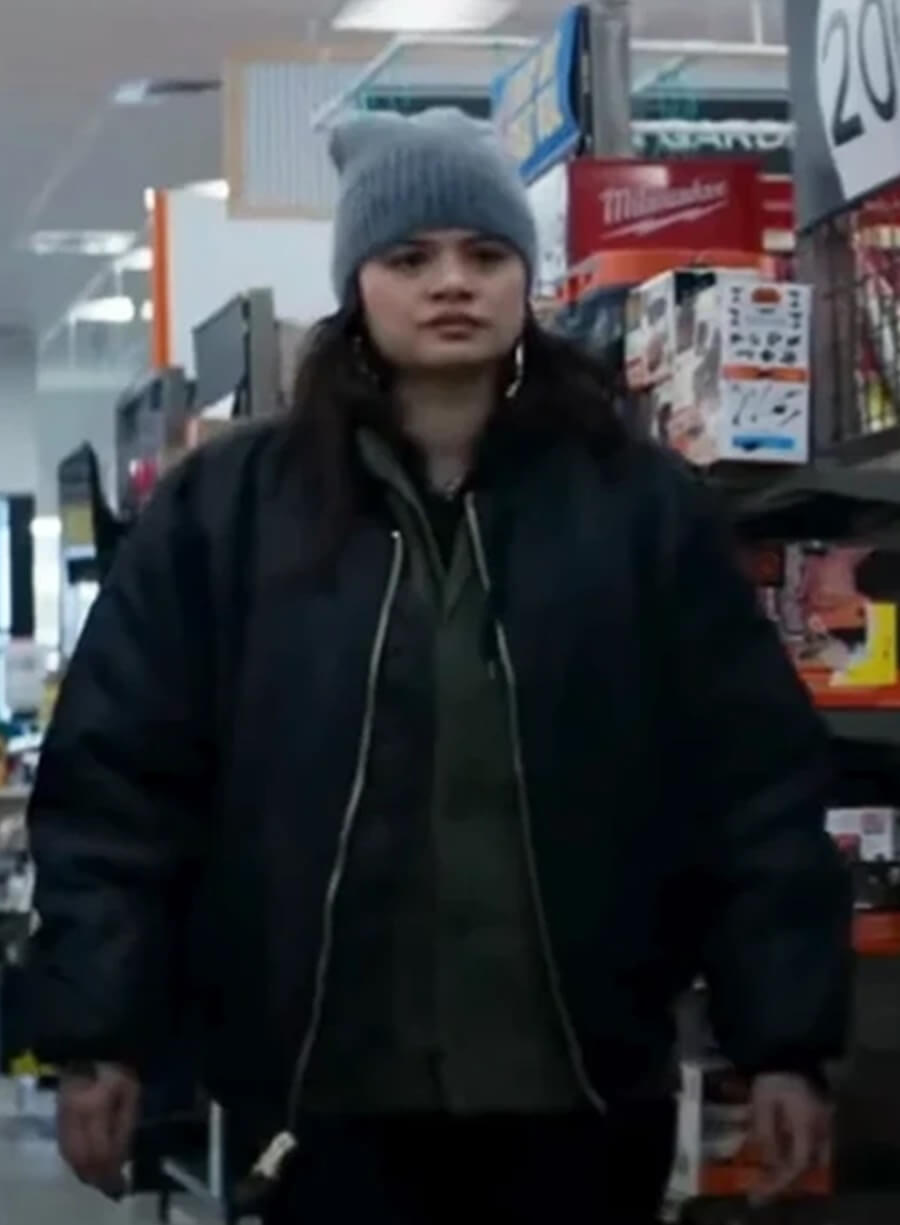 Harpoon Eva Inspired Black Bomber Jacket - Cold Wallet Style