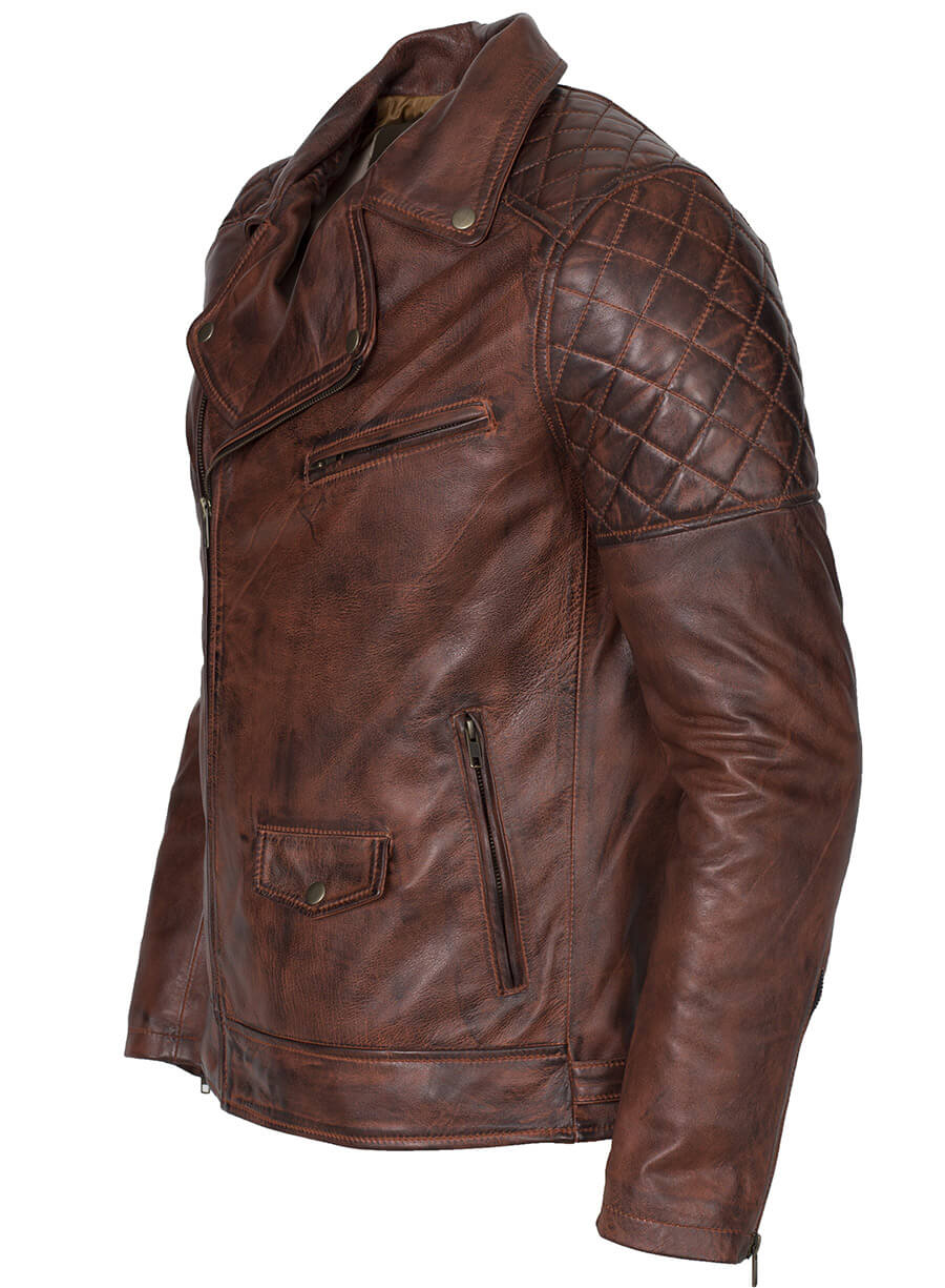 Harpoon Men Brando Inspired Brown Leather Jacket