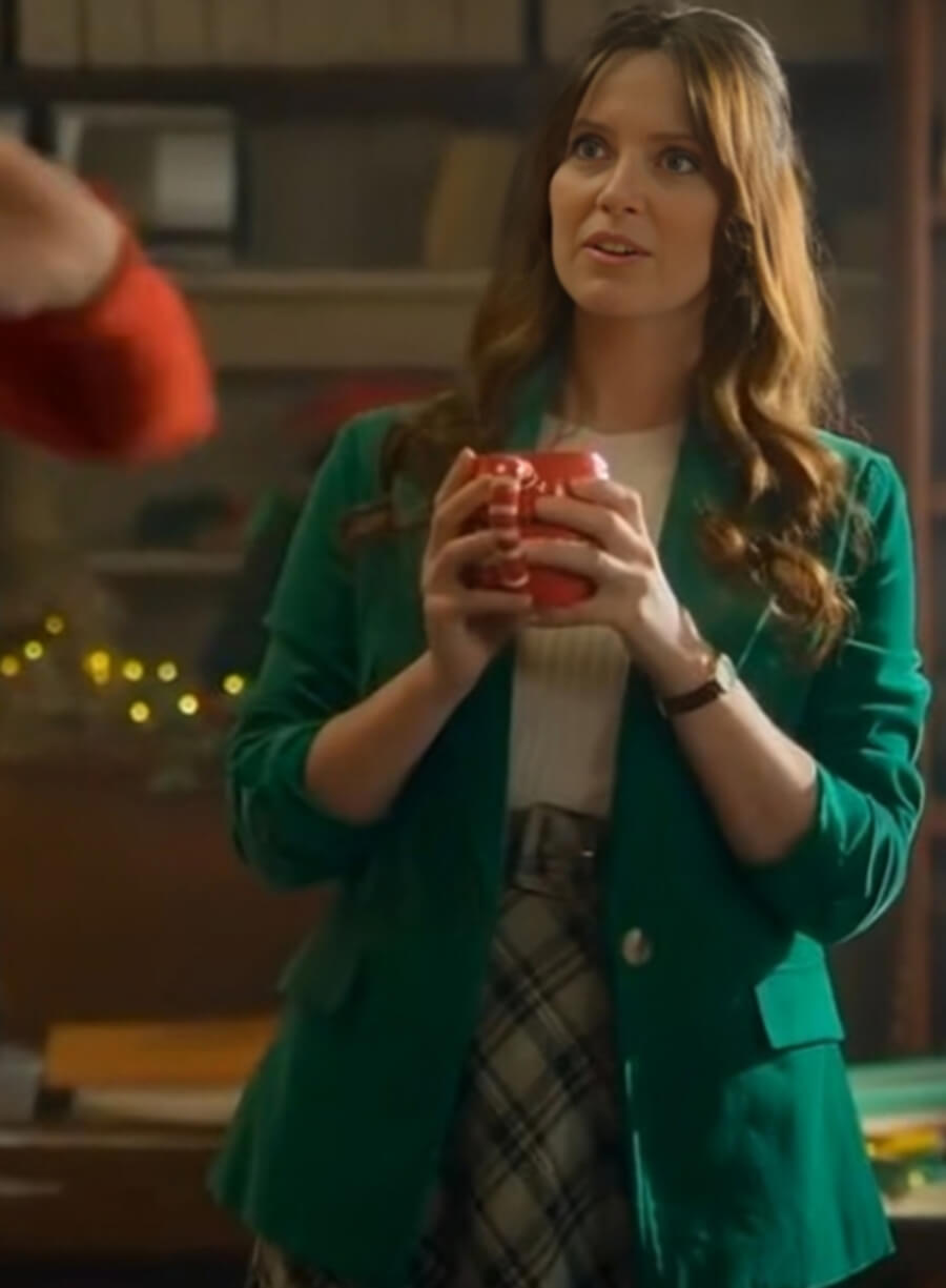Harpoon Merritt Patterson Inspired Green Leather Jacket - A Vintage Christmas Style