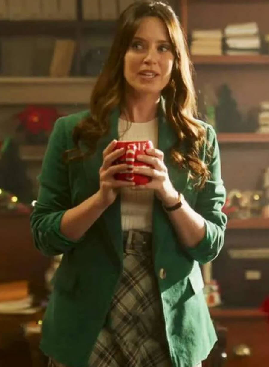 Harpoon Merritt Patterson Inspired Green Leather Jacket - A Vintage Christmas Style