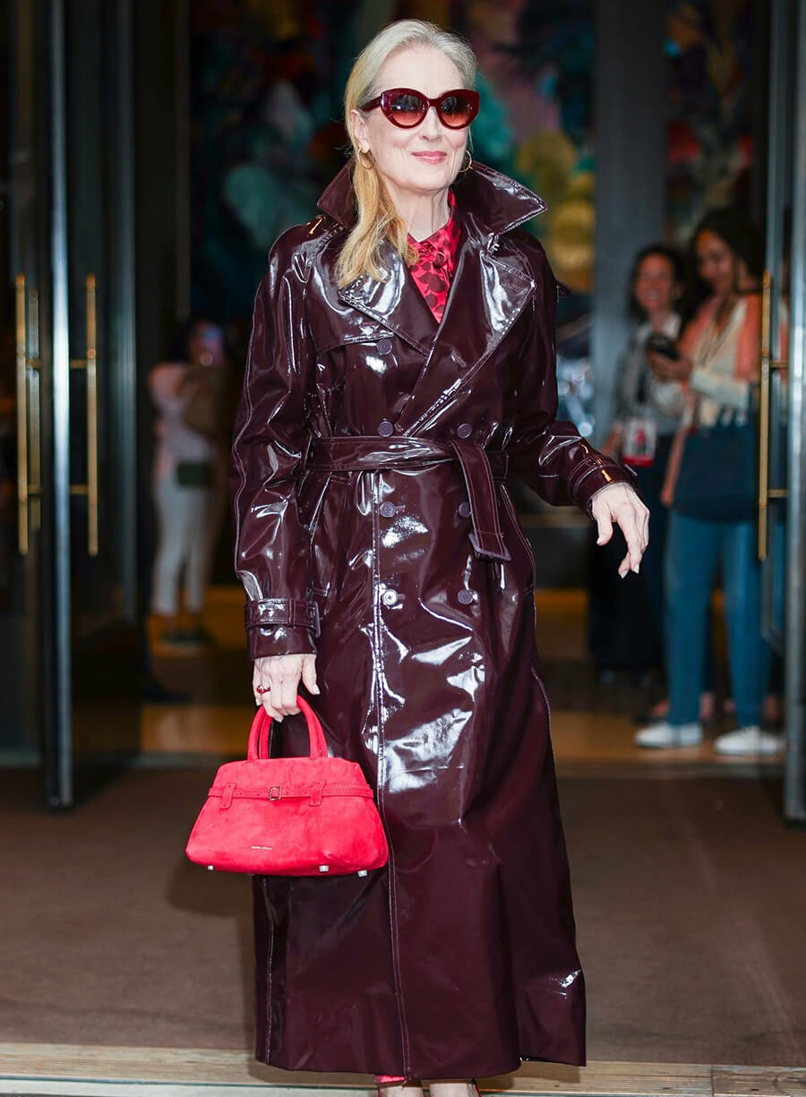 Meryl Streep The Devil Wears Prada 2 Global Press Tour Coat