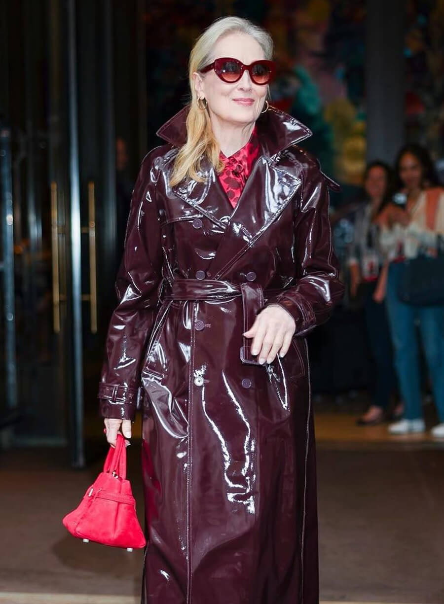 Meryl Streep The Devil Wears Prada 2 Global Press Tour Coat