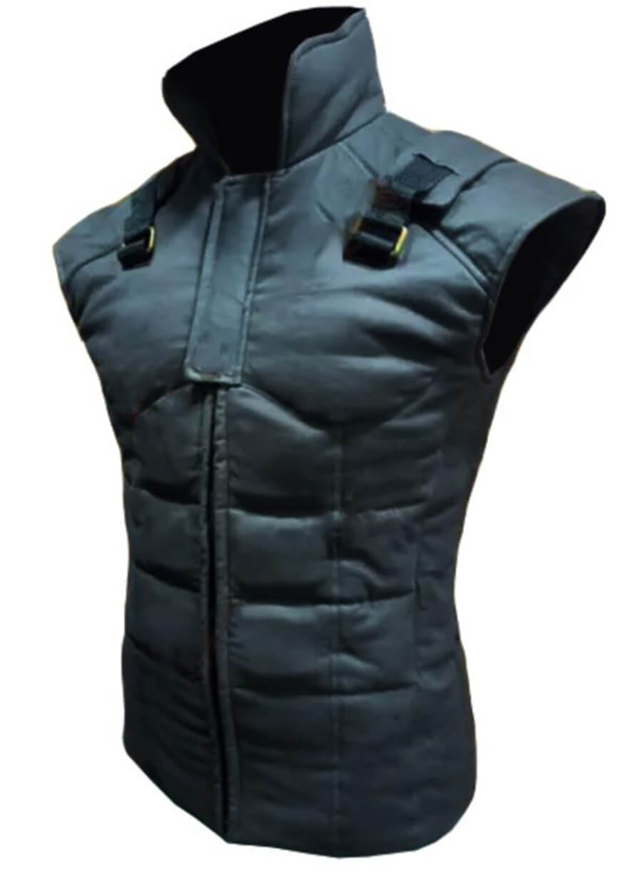 Harpoon Metal Gear 2 Solid Snake Vest Inspired Black Costume Jacket - Video Game Metal Gear 2: Solid Snake Style