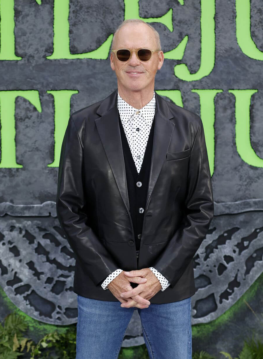 Harpoon Michael Keaton Inspired Black Real Leather Leather Jacket - Beetlejuice Beetlejuice Premiere Style