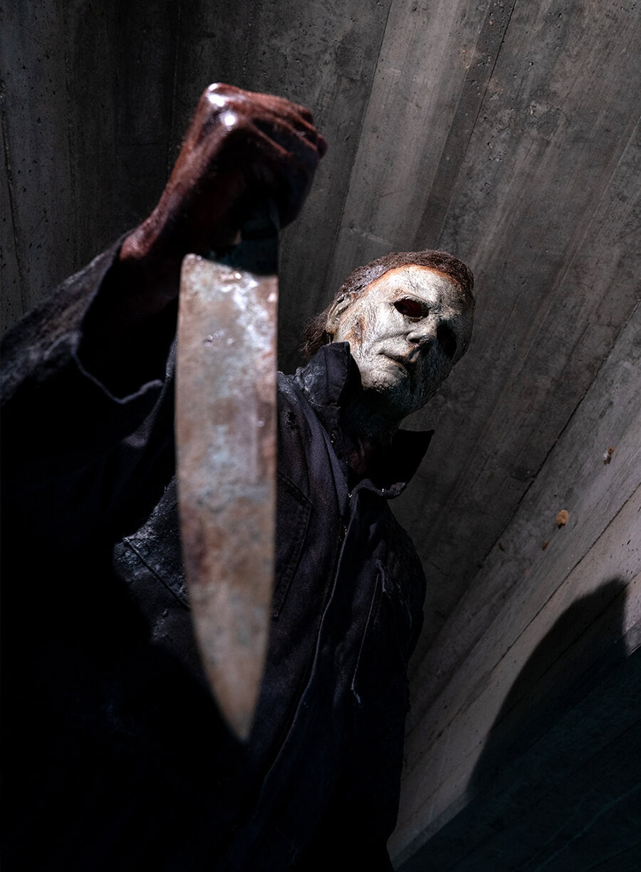 Harpoon Michael Myers Inspired Black Cotton Fabric Cotton Jacket - Halloween Ends Style