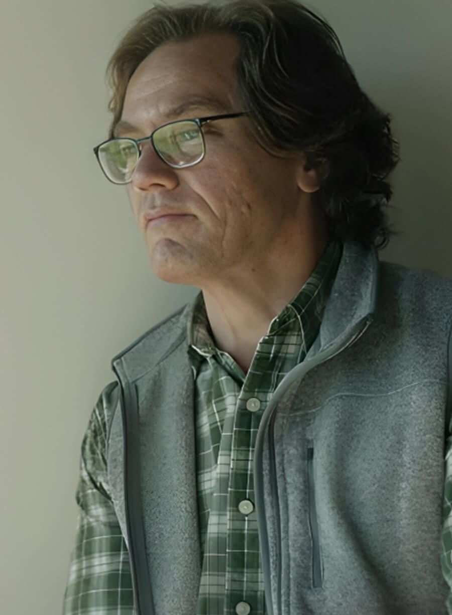 Harpoon Michael Shannon Inspired Grey Wool Jacket - Nine Perfect Strangers Style