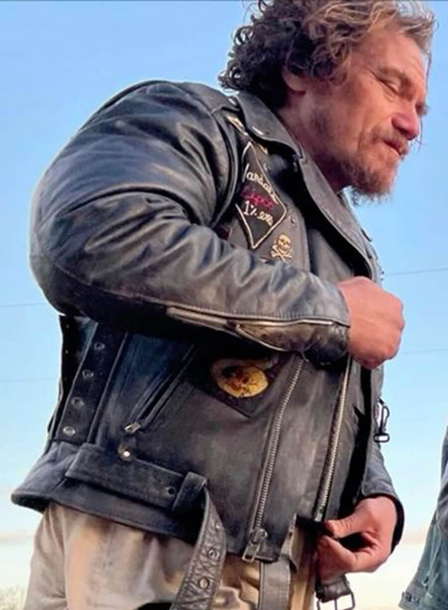 Harpoon Zipco Inspired Black Biker Jacket - The Bikeriders Style