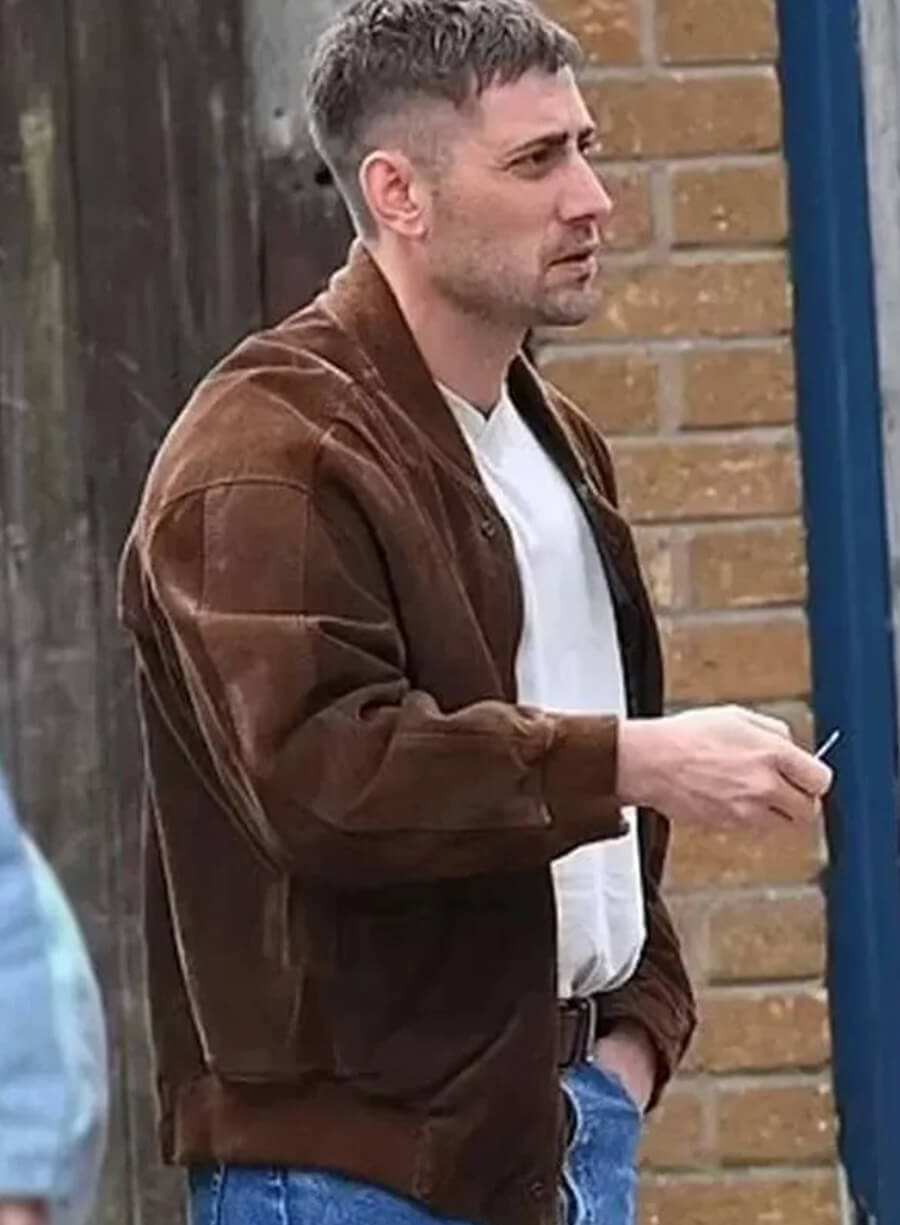 Harpoon Peter Inspired Brown Leather Jacket - Toxic Town 2025 Style