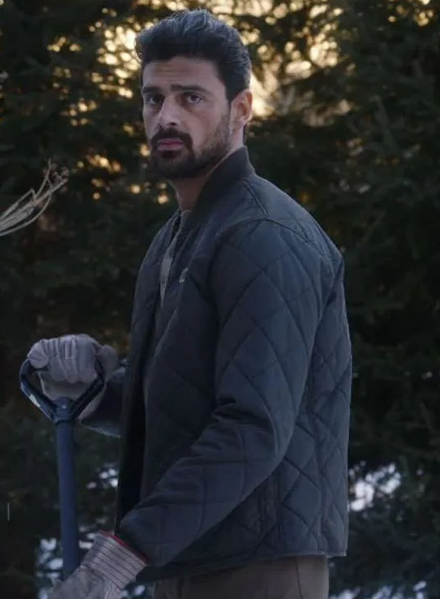 Harpoon Enzo Inspired Grey Leather Jacket - The Housemaid Style