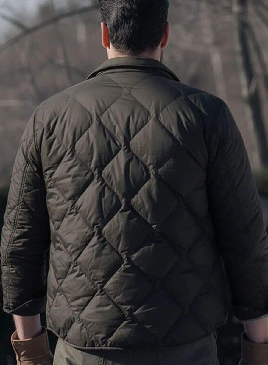 Harpoon Enzo Inspired Grey Leather Jacket - The Housemaid Style