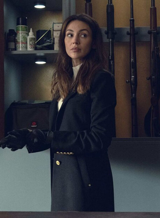 Harpoon Maya Stern Inspired Black Coat - Fool Me Once Style