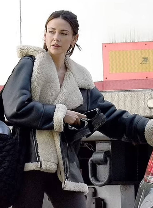 Harpoon Maya Stern Inspired Black Leather Jacket - Fool Me Once Style