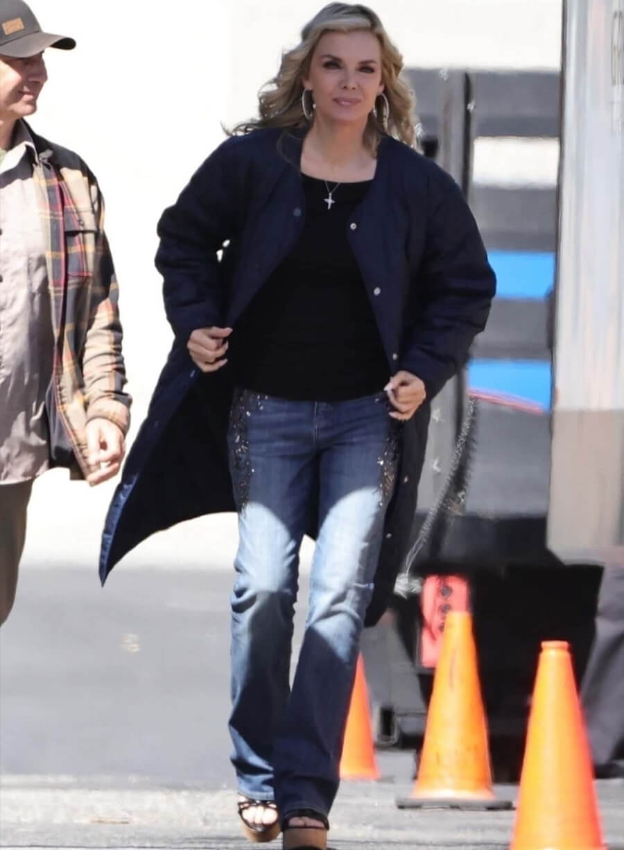 Harpoon Shyanne Inspired Blue Coat - Margo's Got Money Troubles Style