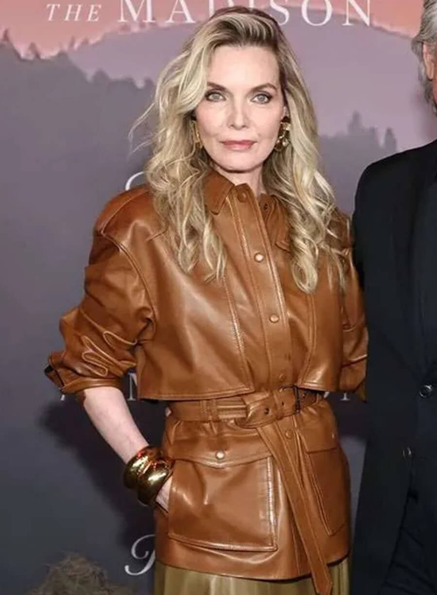 Harpoon Stacy Clyburn Inspired Brown Real Leather Leather Jacket - The Madison 2026 Style