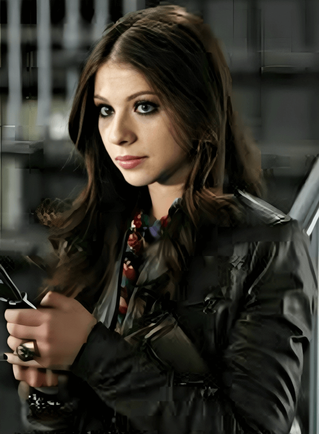 Harpoon Michelle Trachtenberg Inspired Black Real Leather Leather Jacket - Gossip Girl Tv Series Style