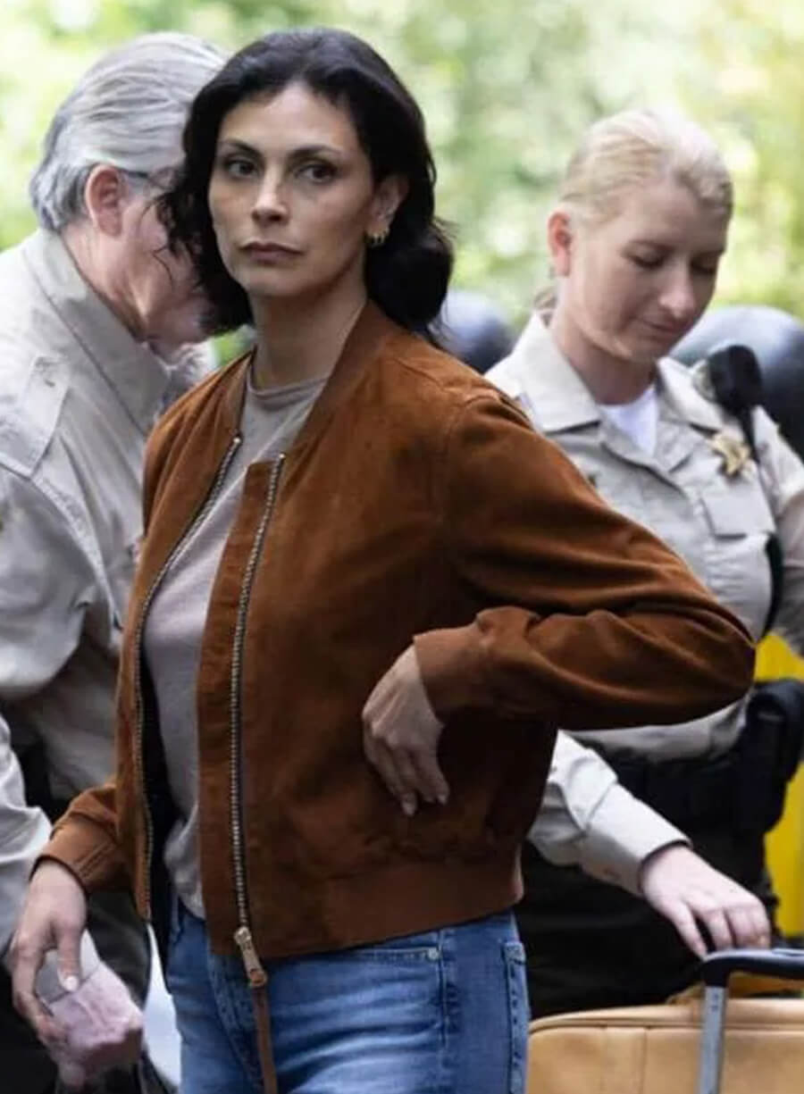 Harpoon Mickey Fox Inspired Brown Suede Leather Bomber Jacket - Sheriff Country Style