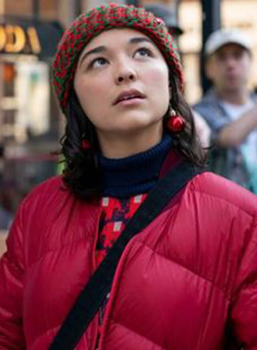 Harpoon Lily Inspired Red Leather Jacket - Dash & Lily Style