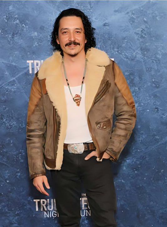 Harpoon Miguel Gilb Inspired Brown Real Leather Leather Jacket - True Detective Style