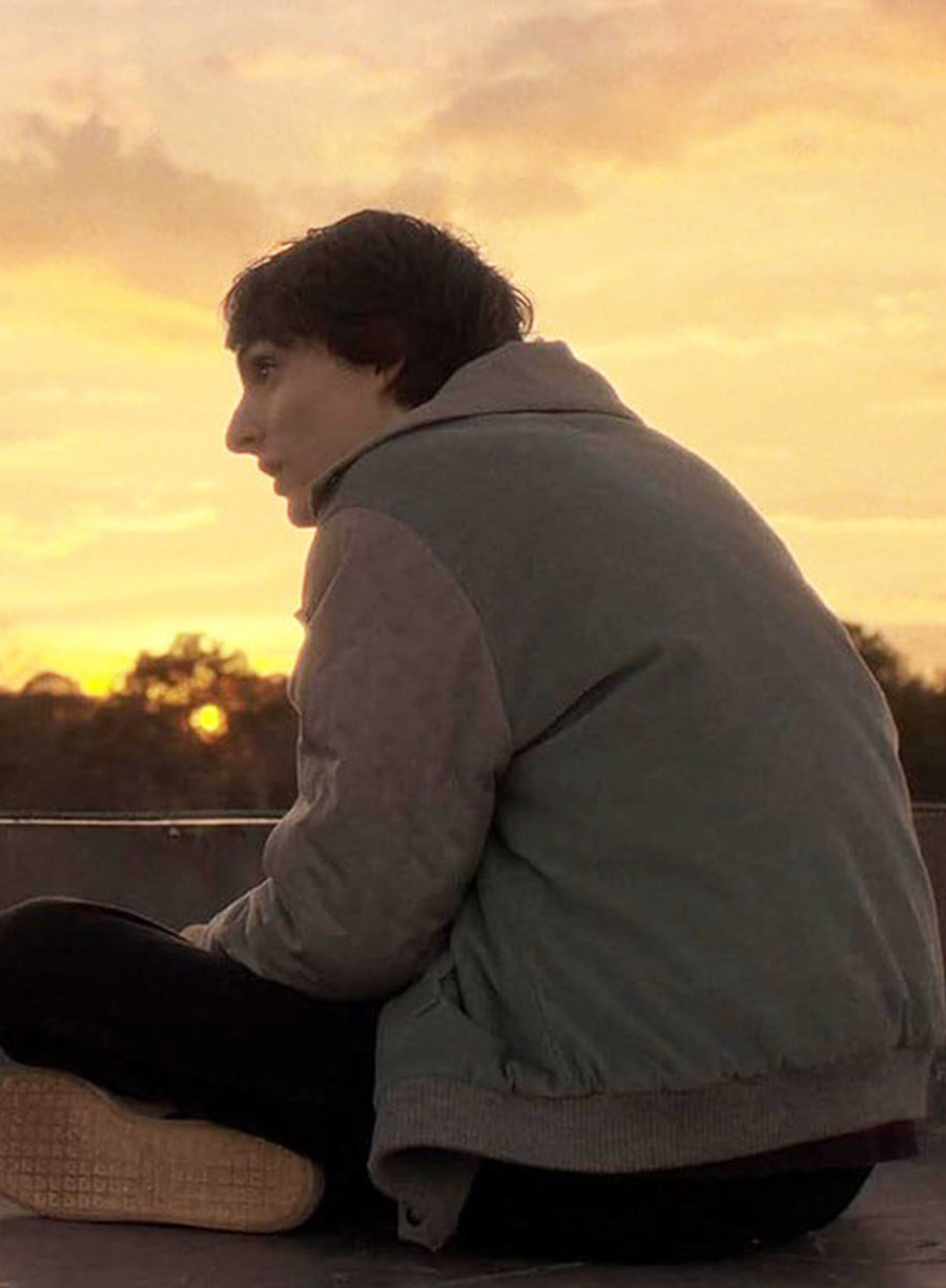 Harpoon Mike Wheeler Inspired Grey Bomber Jacket - Stranger Things Style