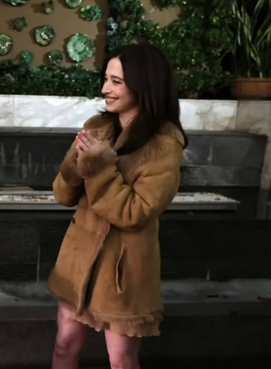 Harpoon Mikey Madison Event Suede Inspired Brown Suede Leather Coat