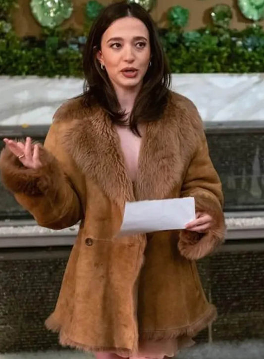 Harpoon Mikey Madison Event Suede Inspired Brown Suede Leather Coat